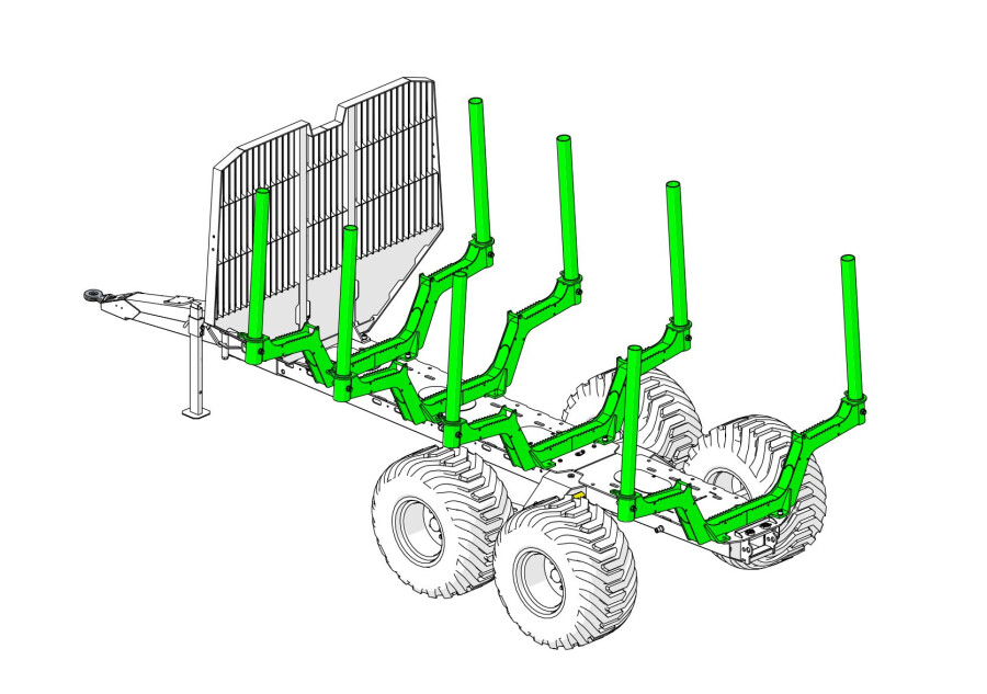 Forwarder type bolsters - FB