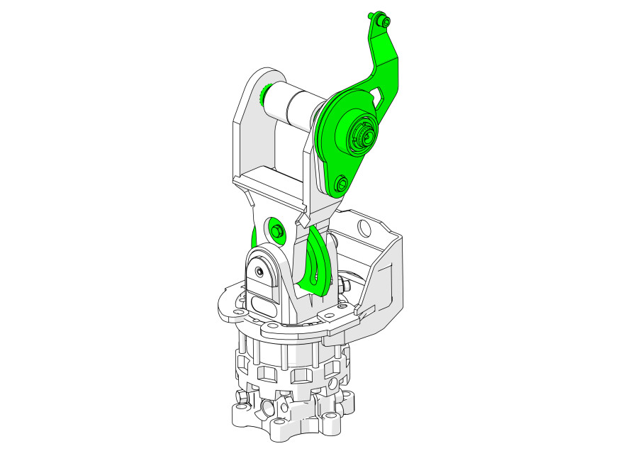 Double brake for rotator - BR2