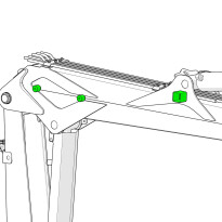 Main boom ready for winch - W0