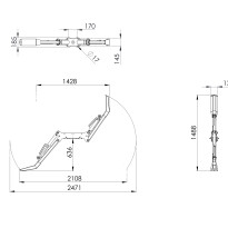 Support legs FD type compact- B1e
