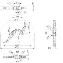 Support legs FD type - B6