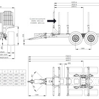 Forest trailer PALMS MWD 3.2